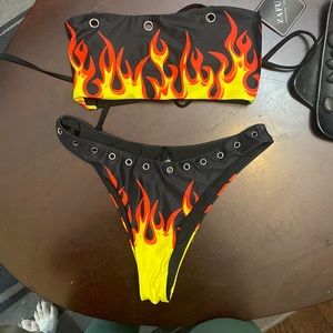 Flame bikini